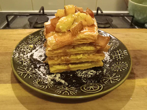 Recipe – Foie Gras Mille-Feuille with Spiced Pear