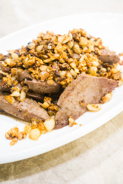 Pan-Fried Foie Gras on Lentil Salad