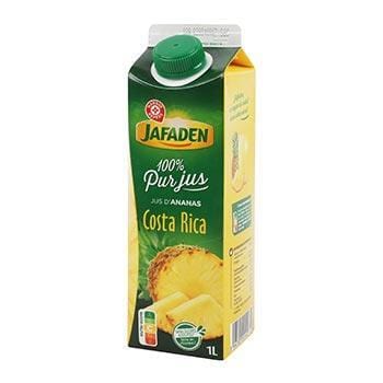 100% Pur jus d'ananas Jafaden Costa Rica -1L