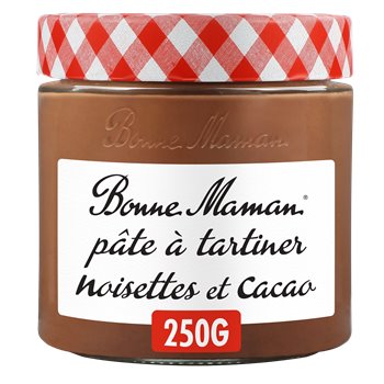 Bonne Maman Pate à Tartiner Noisette et Cacao 250g