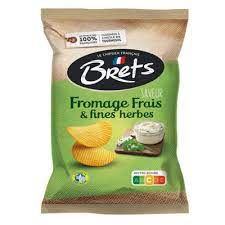Brets Chips Fromage Fines Herbes 125 g
