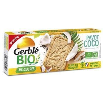 Biscuit sablé Gerblé Bio coco pavot - 132g