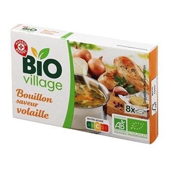 Bouillon cube Bio Village Volaille - x8 - 80g