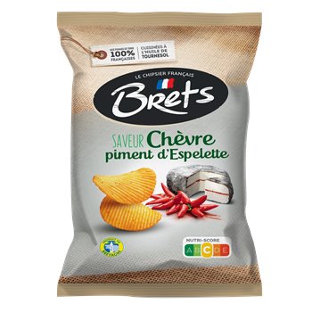 Bret's Chips Goat Cheese Espelette Pepper 125g