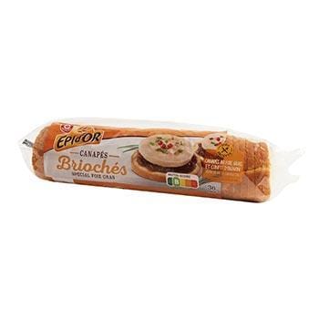 Epi d'Or Brioche Toast Canapés 250g