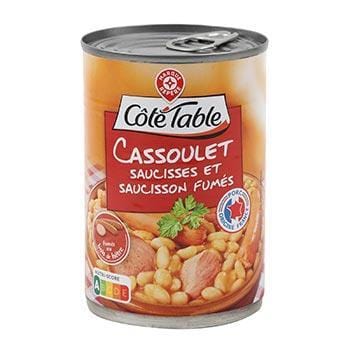Cassoulet Côté Table saucisses et saucissons - 420g