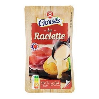 Fromage raclette Les Croisés Tranchette lait pasteurisé 400g