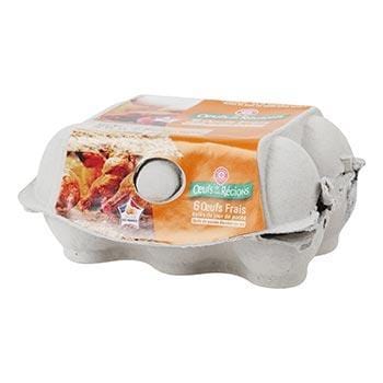 Nos Regions Fresh eggs (x6)