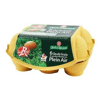 Nos Regions Label Rouge fresh eggs (x6)