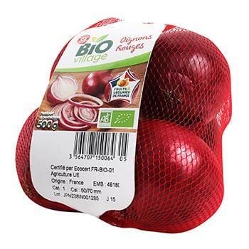 Bio Village Red Onions 500g