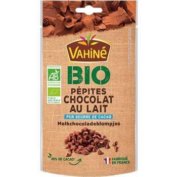 Pépites chocolat au lait Vahiné Bio - 100g