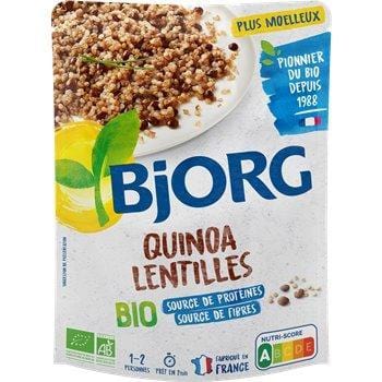Quinoa lentilles Bjorg  Bio - 250g