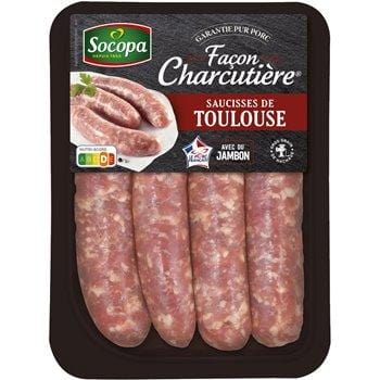 Socopa Toulouse Sausages (x4) 400g