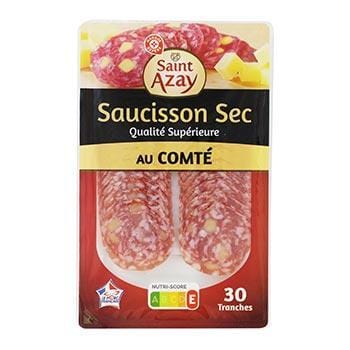 Saucisson sec saint-Azay Au comté - 30 tranches - 100g