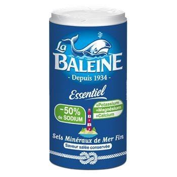 La Baleine Essential Fine Salt - 50% Sodium 350g