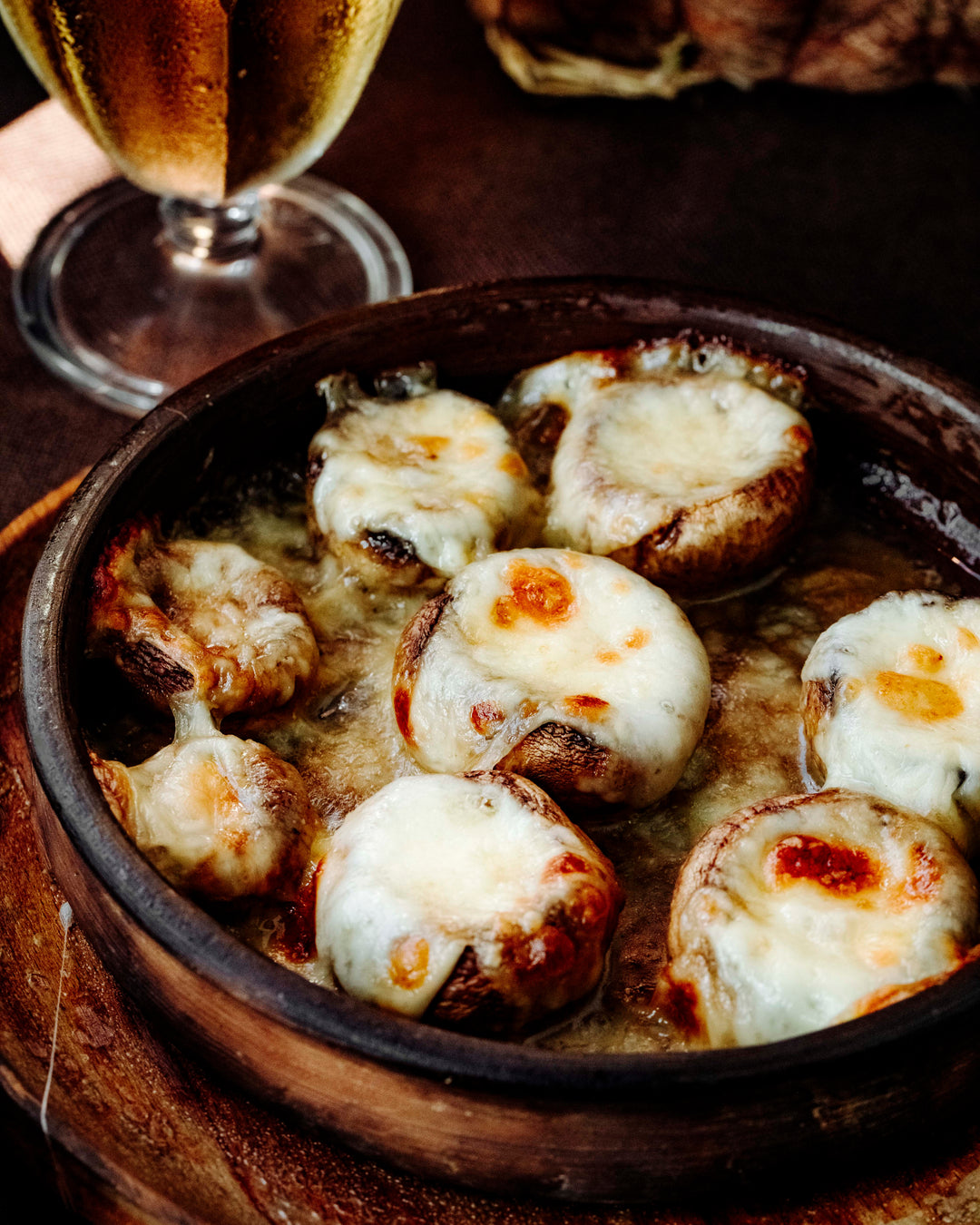 Recipe – Raclette Cheese Stuffed Mushrooms