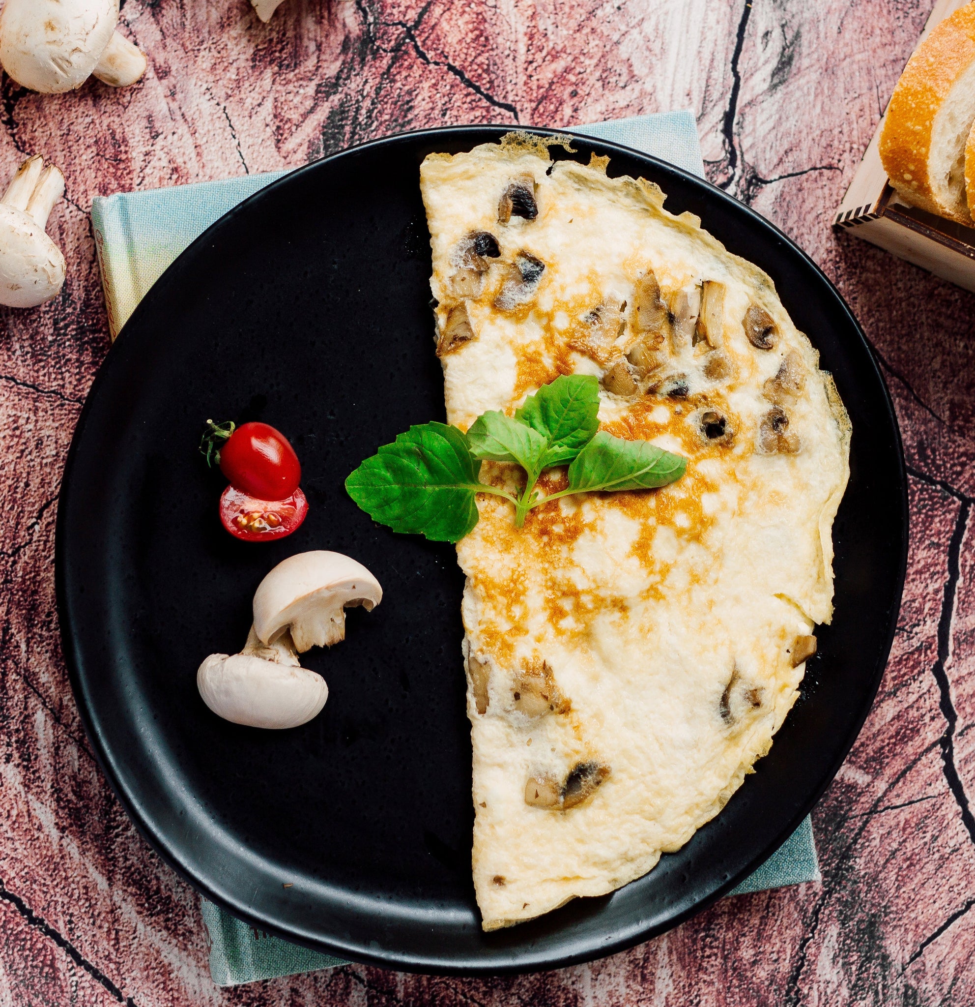 Recipe – Mushroom, Garlic & Gruyère Galette