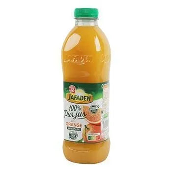 100% Pure Jafaden Orange Juice Without Pulp - 1L