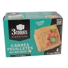 3 Butter Puff Pastry Toques (x4)