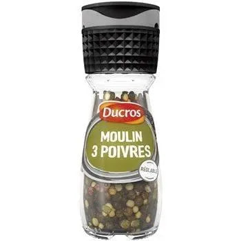 Ducros 3 Ground Peppers 34g