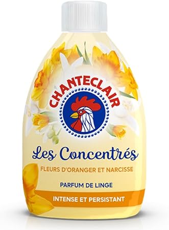 Chanteclair laundry detergent bottle with floral design on a white background