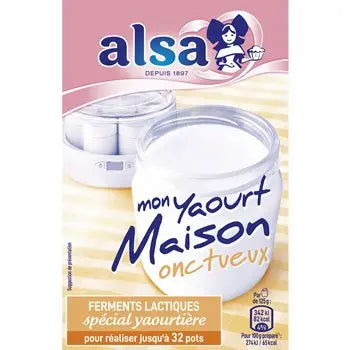 Alsa Smooth Lactic Ferment Yogurt (4 × 8 g)