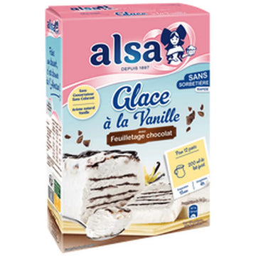 Alsa Preparation of Vanilla Ice Cream with Chocolate Flakes 175g