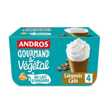Andros Coffee Liégeois Almond Milk 4x90g