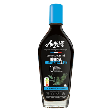 Antesite Licorice Eucalyptus Zero Sugar 13cl 