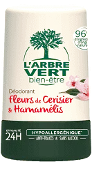 Arbre Vert Cherry and Harmanelis Deodorant 50 ml