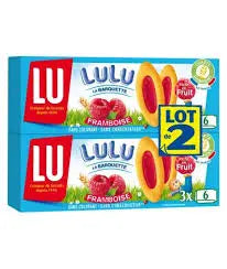 Lu 3 Raspberry Barquettes 2x120g
