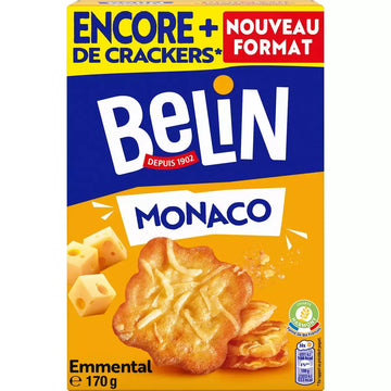 Belin Monaco Emmental Crackers Maxi 170g