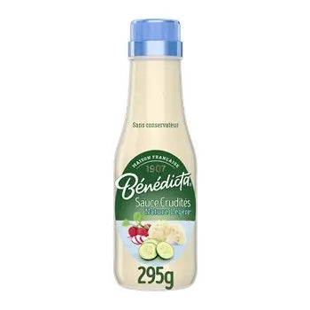 Benedicta Sauce Crudités Nature Legere 295g