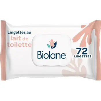 Biolane Cleansing Milk Wipes (x72)