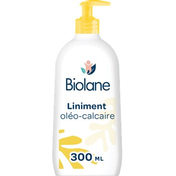 Biolane Oleocalcareous Liniment 300ml – gentle natural cleanser and skin protector for baby’s nappy area.