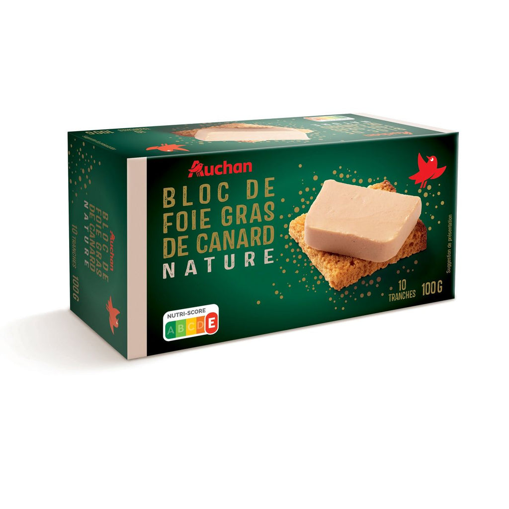 Block of Duck Foie Gras 10 Slices 100g