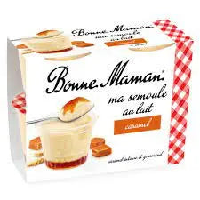 Bonne Maman Caramel Milk Semolina 4x100 g