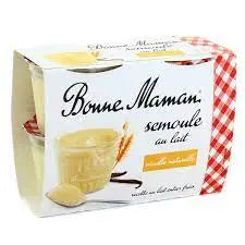 Bonne Maman Semolina with Natural Vanilla Milk 4x100g