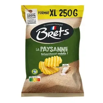 Bret's Country-style Potato Chips with Guérande Salt 250g