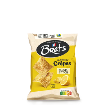 Brets Crepe Chips Lemon Butter 100g