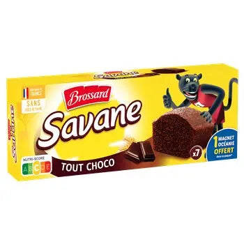 Brossard Savane All Chocolate Pocket Cake (x7) 210g