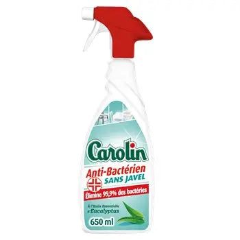 Carolin Antibacterial Cleaner with Eucalyptus 650ml