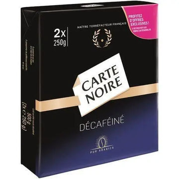 Carte Noire Ground Black Coffee Decaffeinated 2x250 g