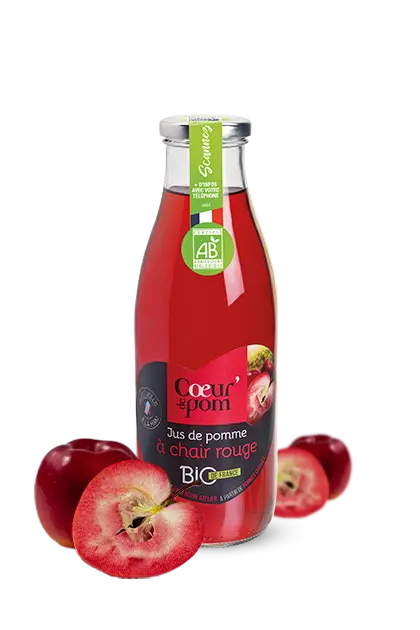 Cœur de Pom Organic Red Apple Juice 1L