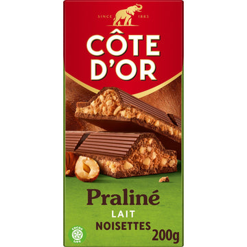 Cote d'Or Double Hazelnut Praline Chocolate 200g