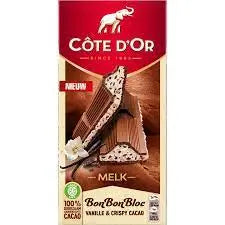Cote d'Or Milk Vanilla Cocoa Bean Slivers 192g