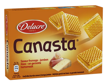 Delacre Canasta Ham Cheese Biscuits 75g