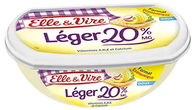 Elle et Vire Light Butter dish 20% Butter dish 250 g