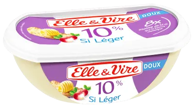 Elle et Vire Si Leger Butter dish 10% 250 g