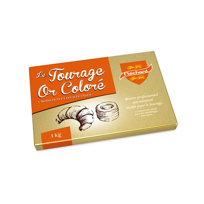 Flechard Colored Dry Pastry Butter 1 kg block